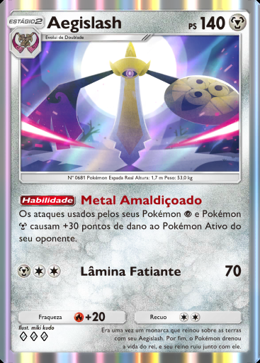 Aegislash #172 · Mega Ascensão (B1)