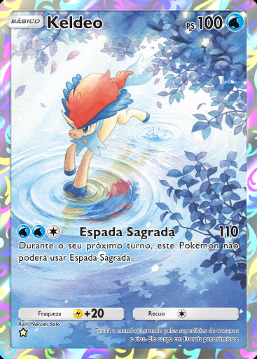 Keldeo #235 · Mega Ascensão (B1)