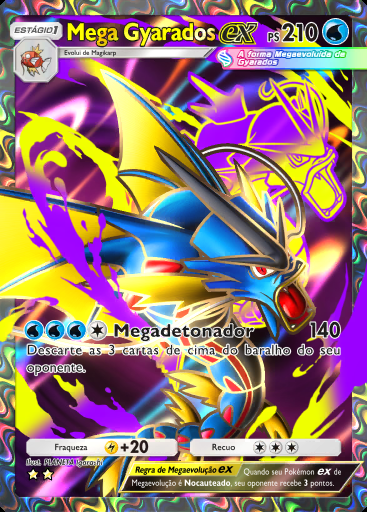 Mega Gyarados ex #255 · Mega Ascensão (B1)