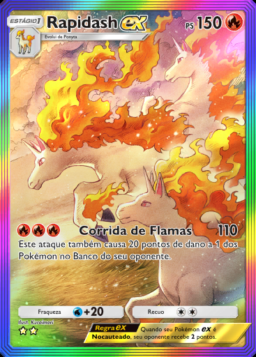 Rapidash ex #274 · Mega Ascensão (B1)