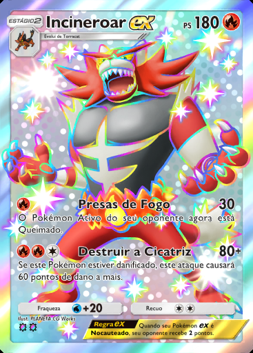 Incineroar ex #318 · Mega Ascensão (B1)