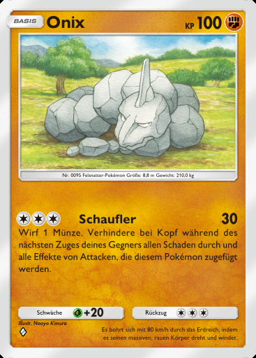 Onix #038 · Feuerrote Flammen (B1a)