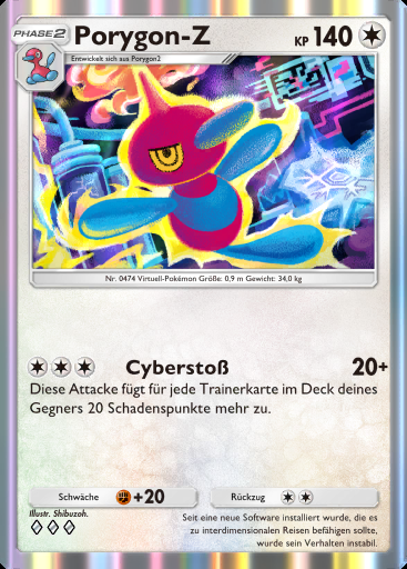 Porygon-Z #058 · Feuerrote Flammen (B1a)