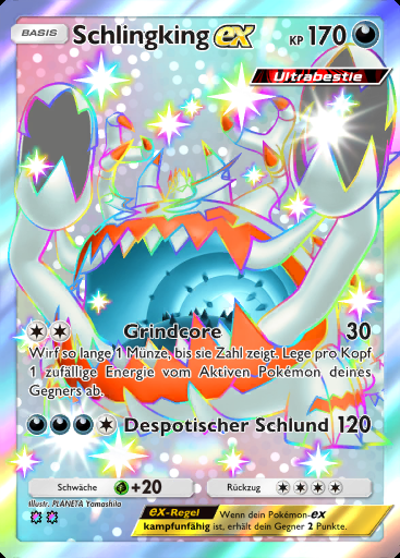 Schlingking-ex #100 · Feuerrote Flammen (B1a)