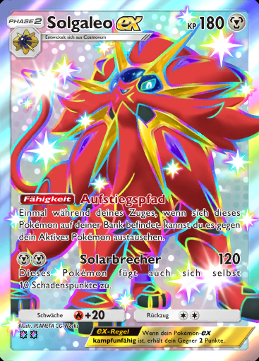 Solgaleo-ex #101 · Feuerrote Flammen (B1a)