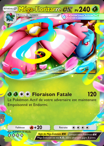 Méga-Florizarre-ex #004 · Embrasement Écarlate (B1a)