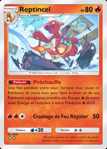 Reptincel #012 · Embrasement Écarlate (B1a)