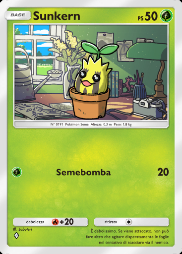 Sunkern #007 · Fiamme Cremisi (B1a)