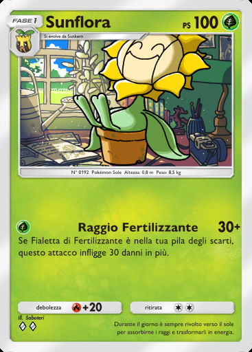 Sunflora #008 · Fiamme Cremisi (B1a)