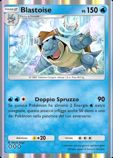 Blastoise #019 · Fiamme Cremisi (B1a)
