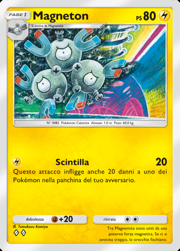 Magneton #025 · Fiamme Cremisi (B1a)