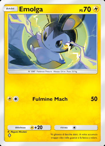 Emolga #027 · Fiamme Cremisi (B1a)
