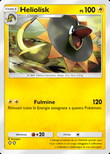 Heliolisk #029 · Fiamme Cremisi (B1a)