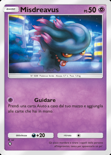 Misdreavus #030 · Fiamme Cremisi (B1a)