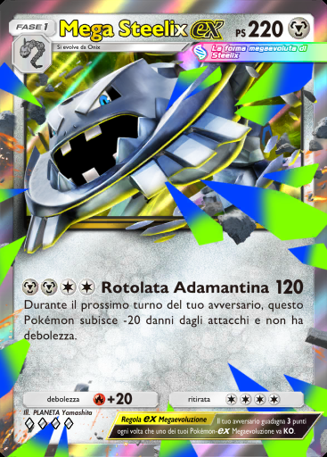 Mega Steelix-ex #052 · Fiamme Cremisi (B1a)