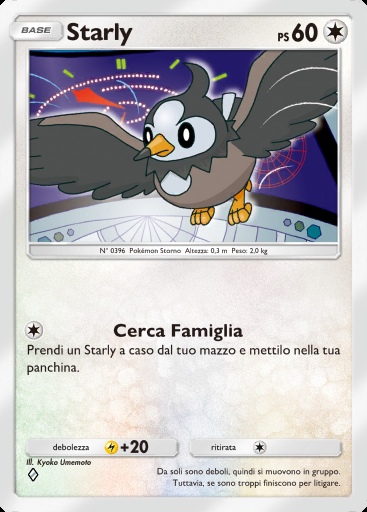 Starly #059 · Fiamme Cremisi (B1a)