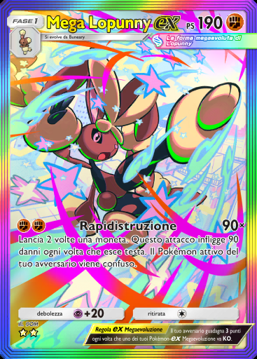 Mega Lopunny-ex #085 · Fiamme Cremisi (B1a)