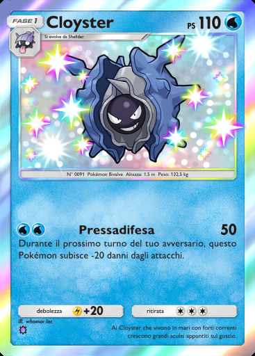 Cloyster #093 · Fiamme Cremisi (B1a)