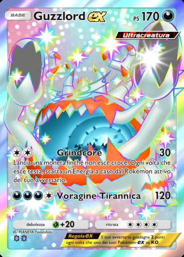 Guzzlord-ex #100 · Fiamme Cremisi (B1a)
