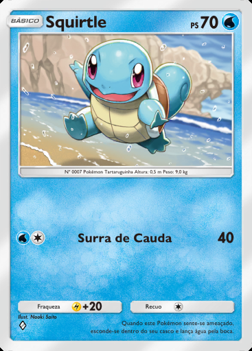 Squirtle #017 · Chama Carmesim (B1a)