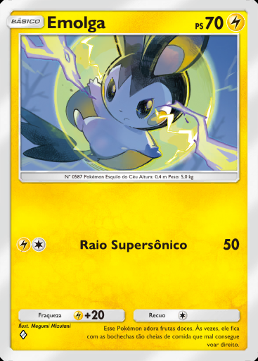Emolga #027 · Chama Carmesim (B1a)
