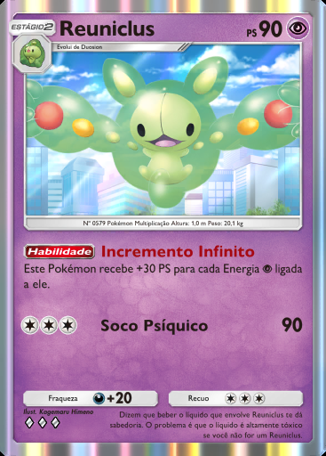 Reuniclus #034 · Chama Carmesim (B1a)
