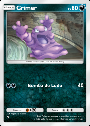 Grimer #045 · Chama Carmesim (B1a)