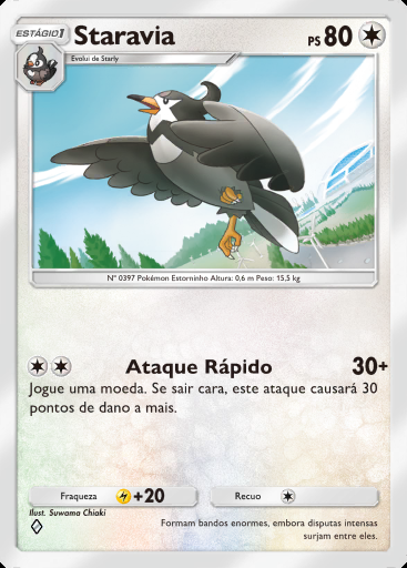 Staravia #060 · Chama Carmesim (B1a)