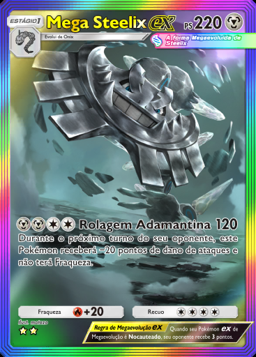 Mega Steelix ex #086 · Chama Carmesim (B1a)
