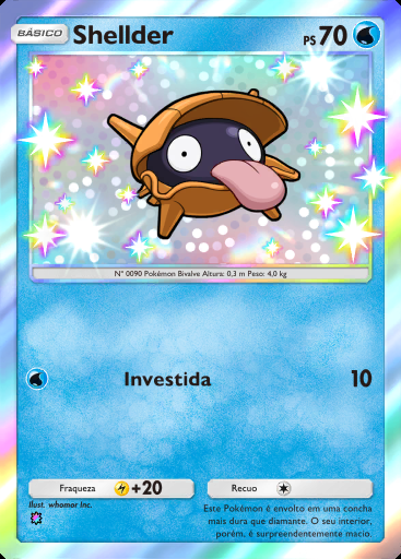 Shellder #092 · Chama Carmesim (B1a)