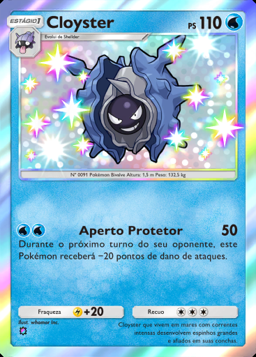 Cloyster #093 · Chama Carmesim (B1a)