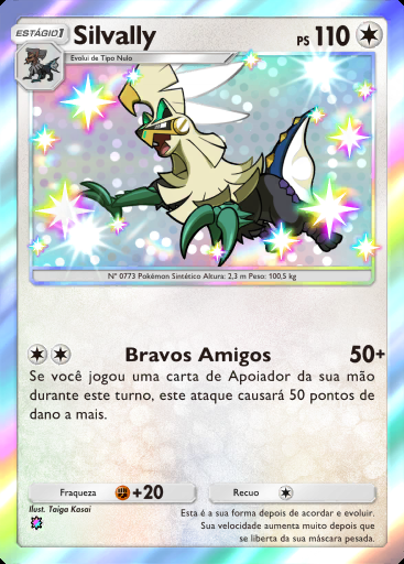Silvally #097 · Chama Carmesim (B1a)