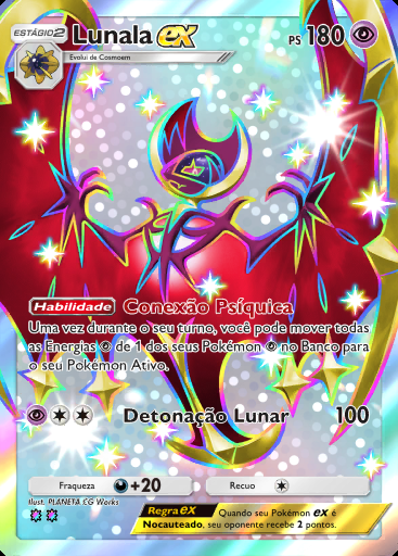 Lunala ex #099 · Chama Carmesim (B1a)