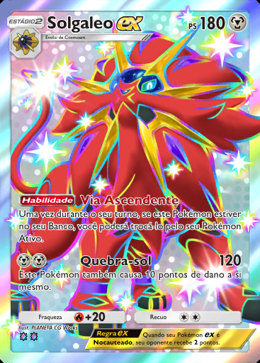 Solgaleo ex #101 · Chama Carmesim (B1a)