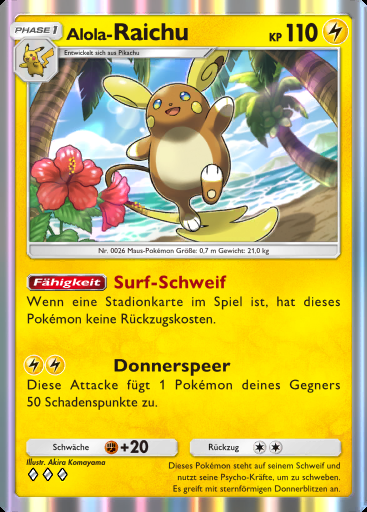 Alola- Raichu #050 · Traumhafte Parade (B2)