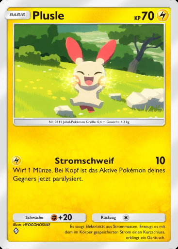 Plusle #052 · Traumhafte Parade (B2)