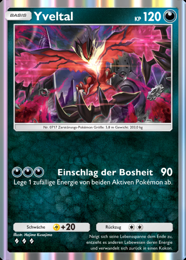 Yveltal #108 · Traumhafte Parade (B2)