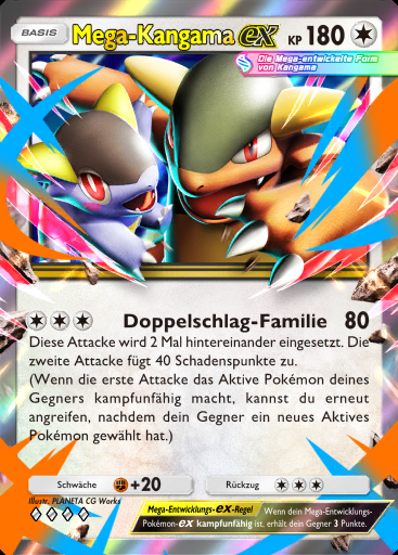 Mega-Kangama-ex #127 · Traumhafte Parade (B2)