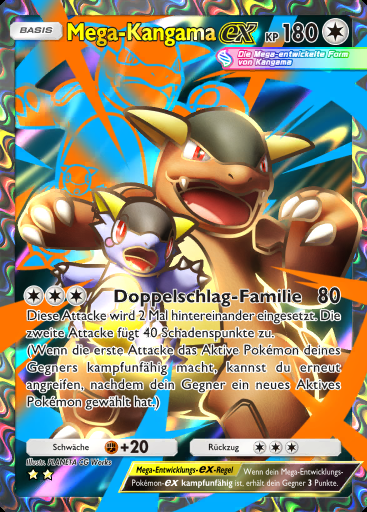Mega-Kangama-ex #189 · Traumhafte Parade (B2)