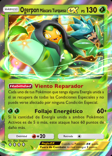 Ogerpon Máscara Turquesa ex