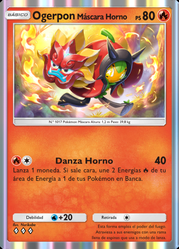 Ogerpon Máscara Horno