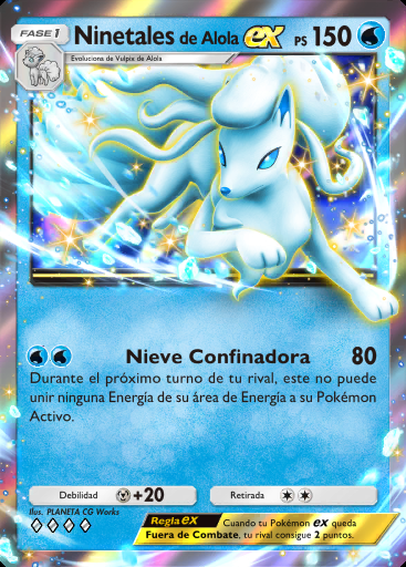 Ninetales de Alola ex
