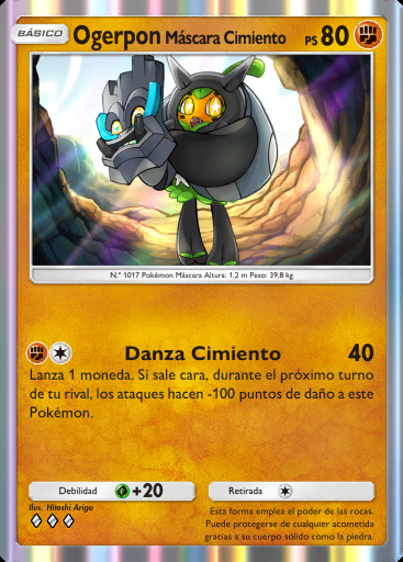 Ogerpon Máscara Cimiento
