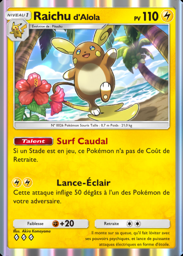 Raichu d'Alola #050 · Parade Onirique (B2)