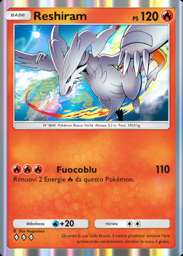 Reshiram #019 · Parata Fantasmagorica (B2)