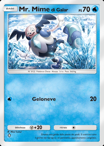 Mr. Mime di Galar #030 · Parata Fantasmagorica (B2)