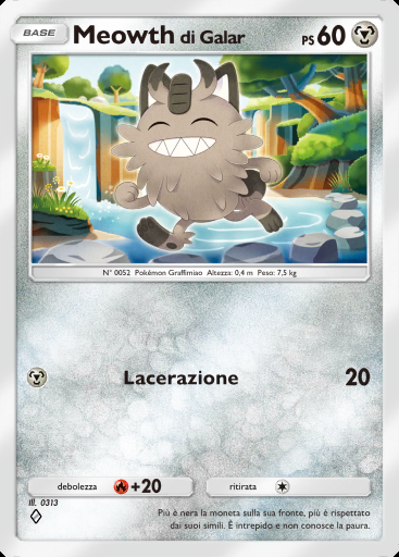 Meowth di Galar #110 · Parata Fantasmagorica (B2)