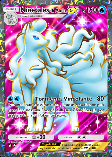 Ninetales di Alola-ex #182 · Parata Fantasmagorica (B2)
