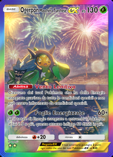 Ogerpon Maschera Turchese-ex #194 · Parata Fantasmagorica (B2)