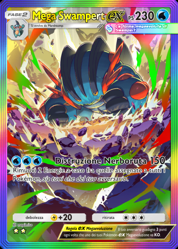 Mega Swampert-ex #197 · Parata Fantasmagorica (B2)